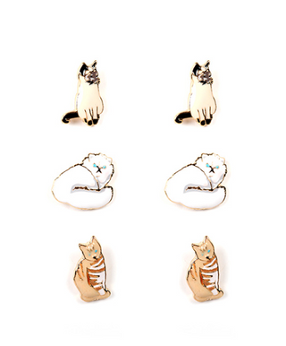 Animal Set of 3 Earring