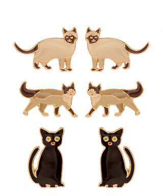 Animal Set of 3 Earring