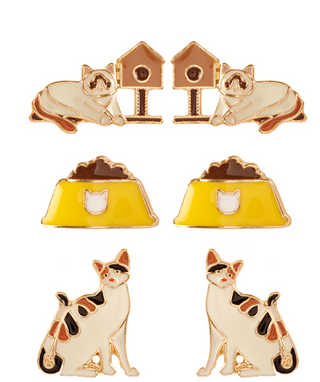 Animal Set of 3 Earring