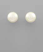 Pearl Post Earrings