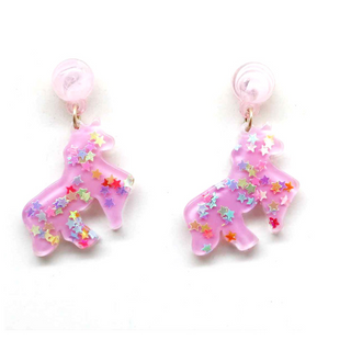 Resin Unicorn Earrings