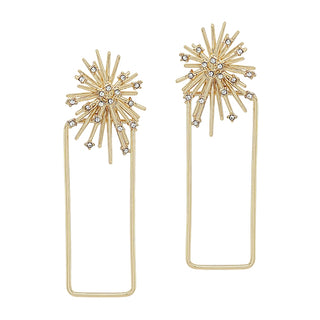 Rhinestone Starburst Earring