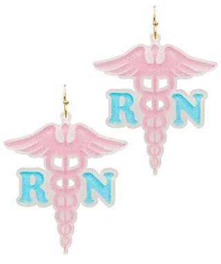 Nurse Acrylic Earrings