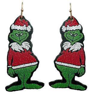 The Santa Grinch Earring