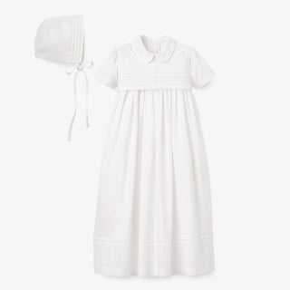 Boys Gown & Bonnet Christening Gift Set