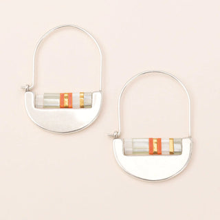 Good Karma Miyuki Crescent Hoop Earrings