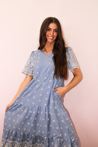 Gonna Love You Eyelet Dress