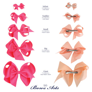 Giant Bow Clip - Christmas