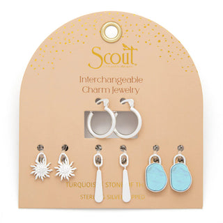 Scout Interchangeable Charm Earrings