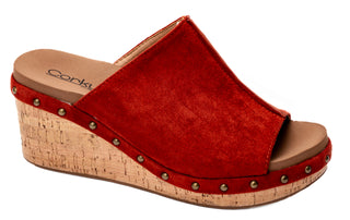 Hissy Fit Faux Suede Wedge