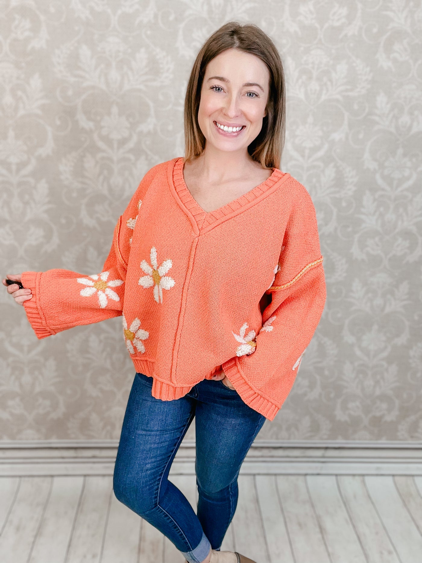 Blooming Grace Sweater