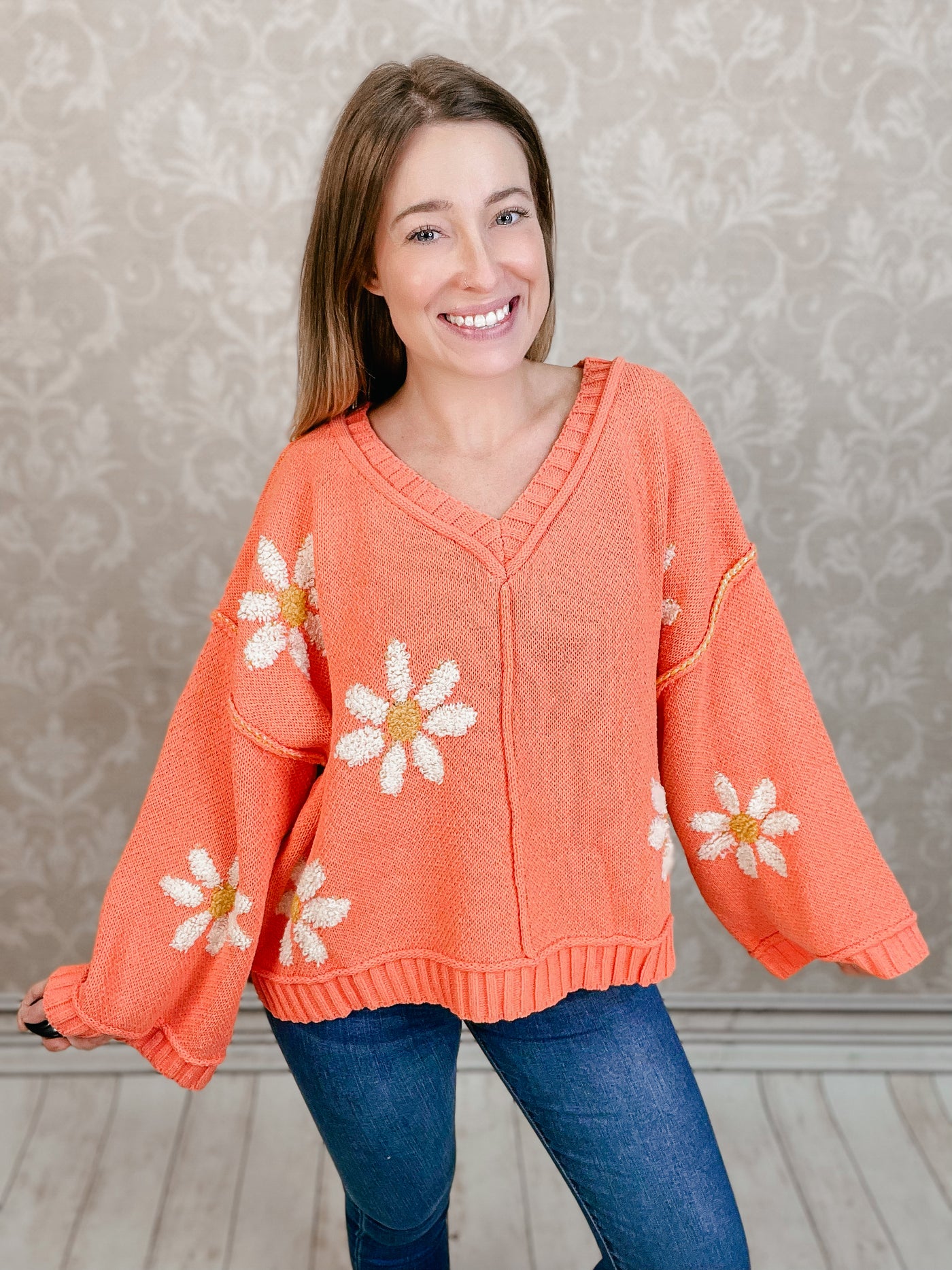 Blooming Grace Sweater