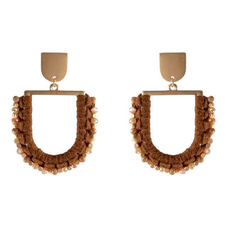 Tell It All Suede Hoop Earrings