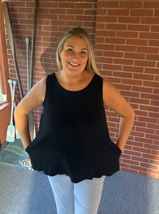 Tessa Reversible Tank with Pockets