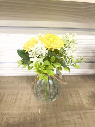 Bloom & Bow Floral Vase Arrangement
