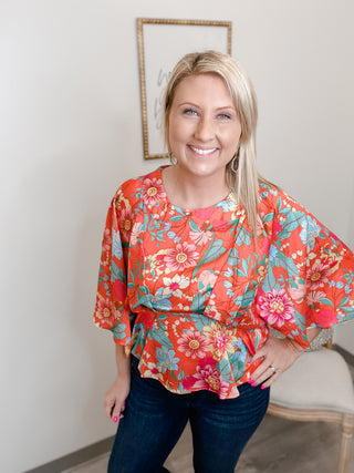 Floral Flowy Blouse