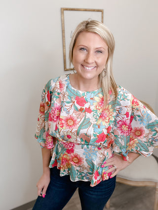 Floral Flowy Blouse