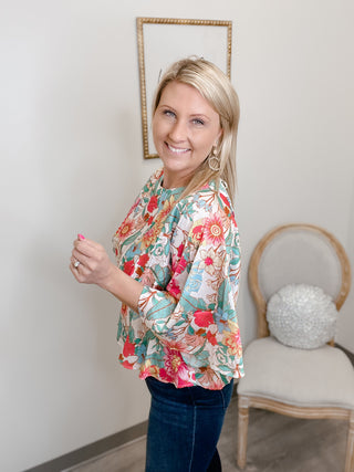 Floral Flowy Blouse