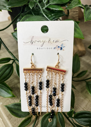 Tassel Beaded Earrings