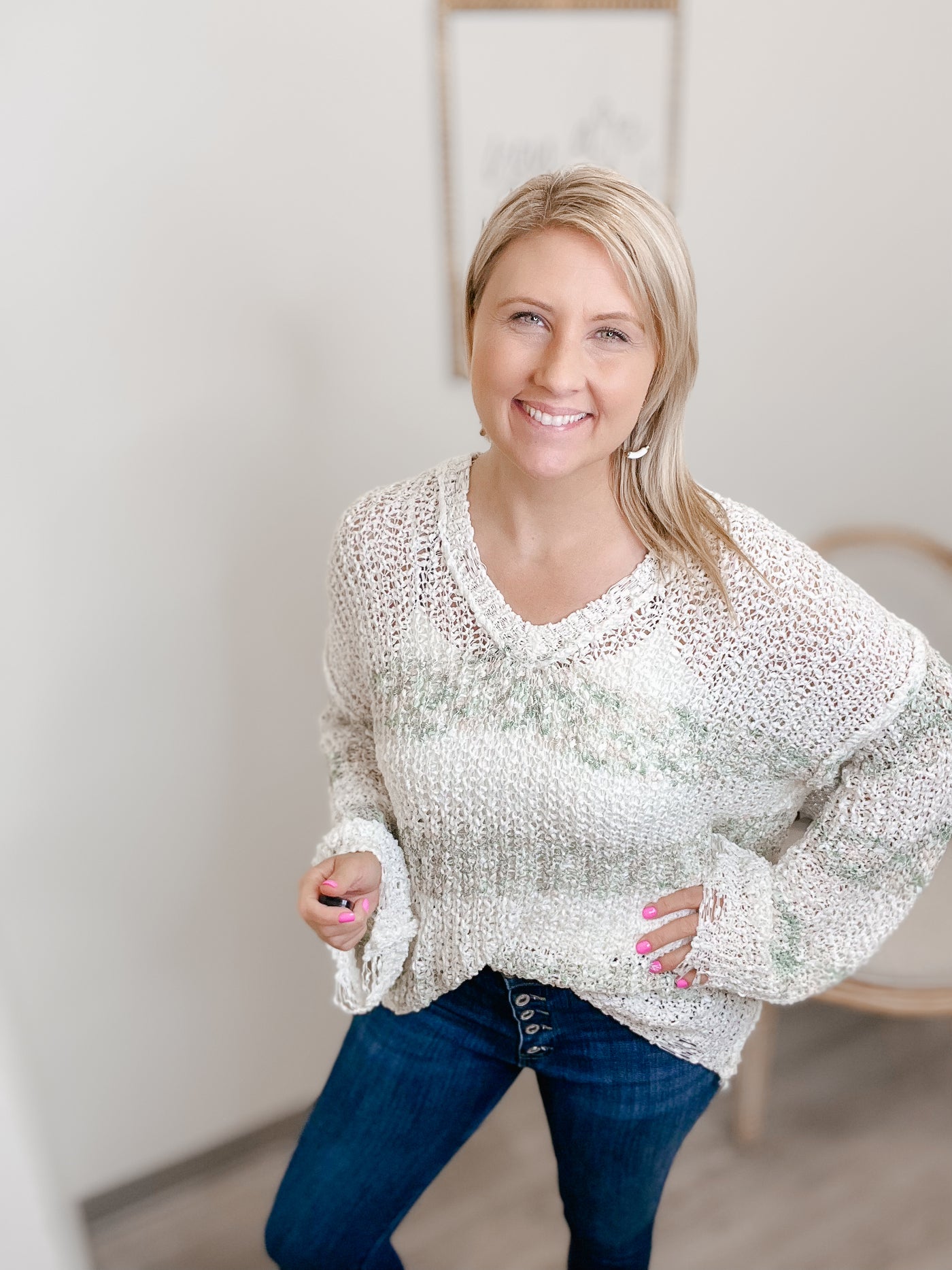 FINAL SALE POL: Energetic Vibes Sweater