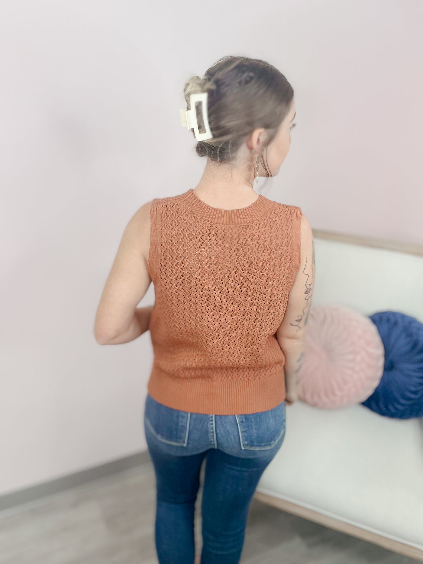 The Chloe Sleeveless Sweater