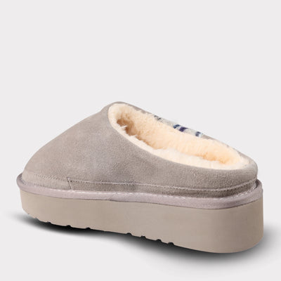 Jane Platform Slip On - Grey Multi