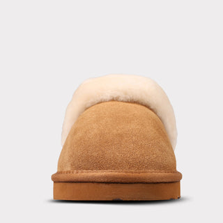 Lia Scuff Slipper - Chestnut