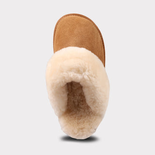 Lia Scuff Slipper - Chestnut