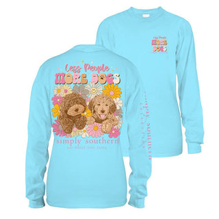 Simply Southern Less People More Dogs Long Sleeve