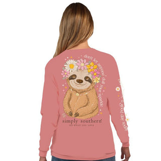 Simply Southern Sloth Rouge Long Sleeve