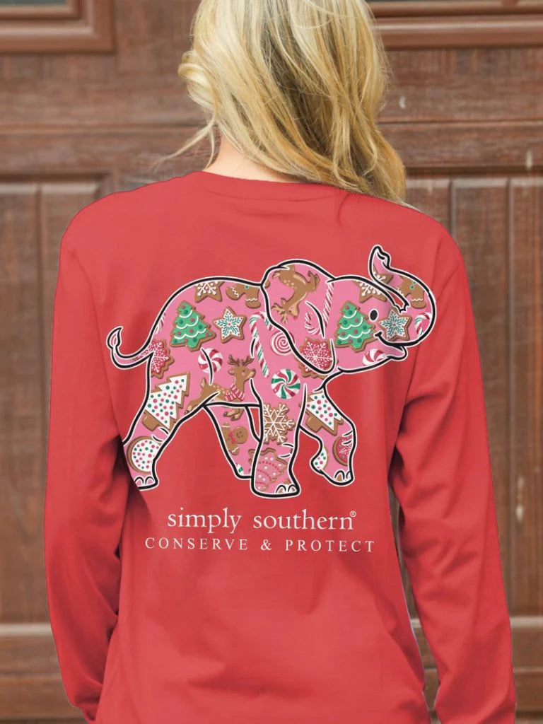 Simply Southern Elephant Cookie Shirt