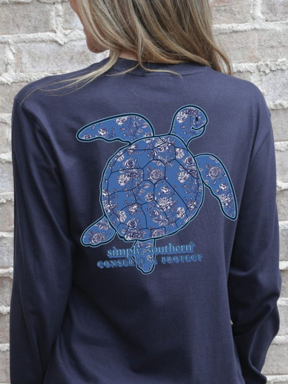 Simply Southern Turtle Rose Shirt