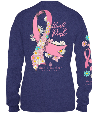 Simply Southern Think Pink Long Sleeve Shirt