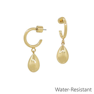 Sleek, bold, and effortlessly elevated — the Teardrop Hoop Earrings combine a modern hoop silhouette with a smooth teardrop drop for a clean, polished look. Designed to move beautifully with every step, this pair adds subtle shine and refined simplicity to any outfit.

Available in a sleek silver-tone or a radiant gold-tone finish, these earrings are lightweight, comfortable, and versatile enough for everyday wear or dressed-up occasions.