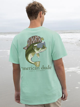 Simply Southern "Bass 'Merican Dude" Tee