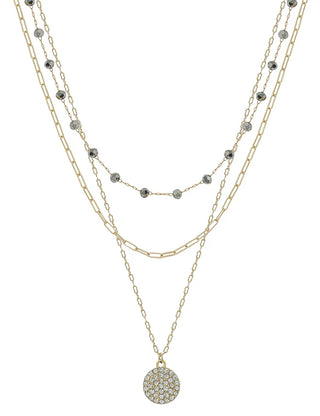 Eva Mae Bead Mix Layered Necklace
