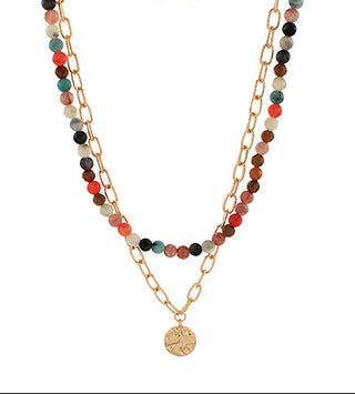 Bold yet effortless, the Don’t Look Back Two Layer Necklace is all about moving forward with confidence. Designed with layered chains that create instant dimension, this piece makes a statement on its own — no extra styling required.

Perfect for everyday wear or dressing up your favorite basics, this necklace adds just the right amount of edge while still feeling timeless and easy.

DETAILS:

Two-layer necklace design

Lightweight and comfortable

Gold-tone finish

Fixed layered chains

