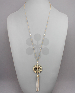 Tassel Pendant Long Necklace