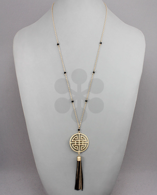 Tassel Pendant Long Necklace