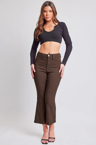 YMI Hyperstretch Cropped Kick Flare