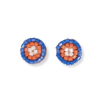 Rowan Circles Beaded Post Earring