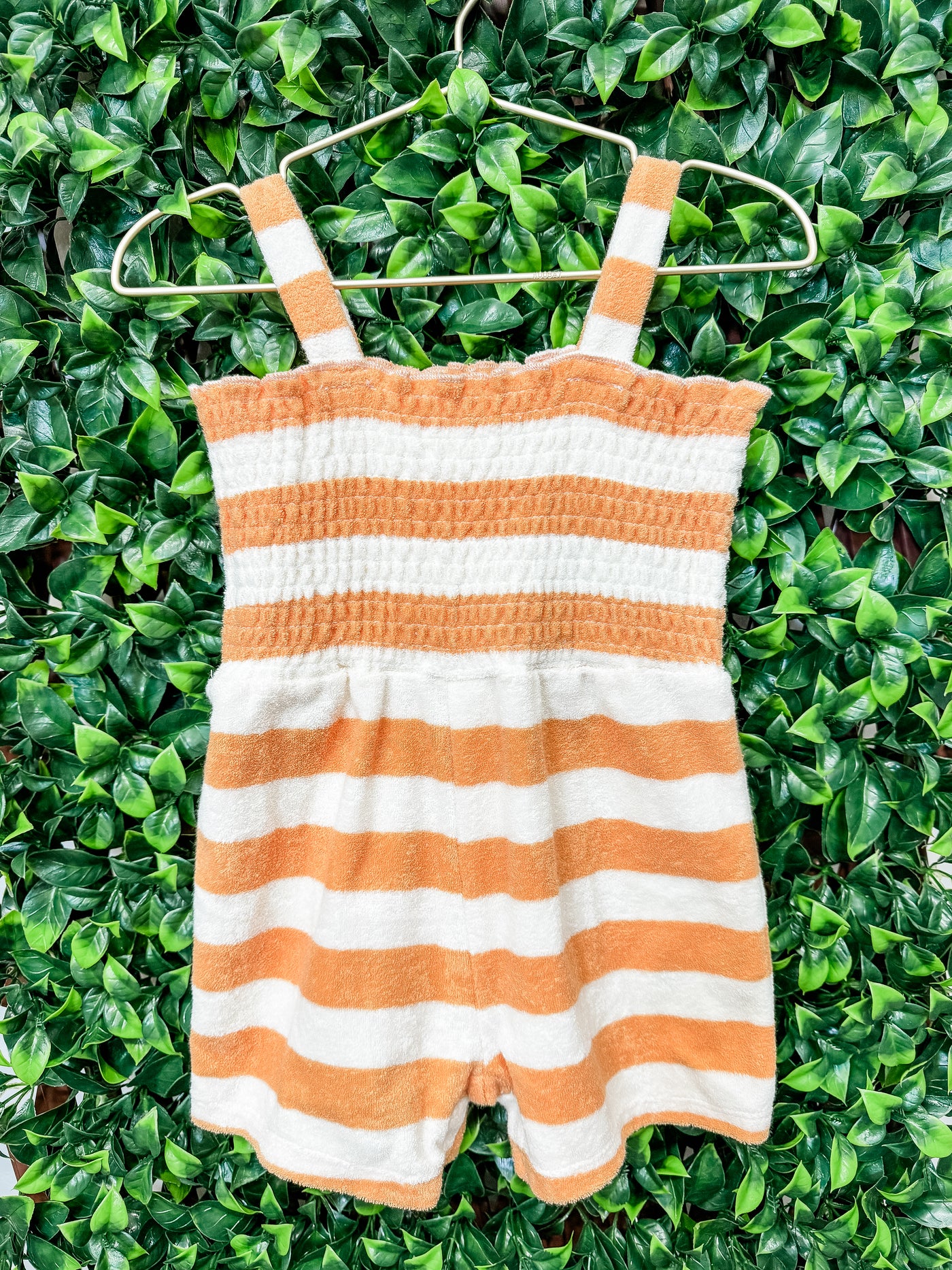 Perfect Day Striped Terry Romper