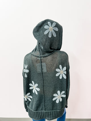 Big Reputation Floral Hooded Top