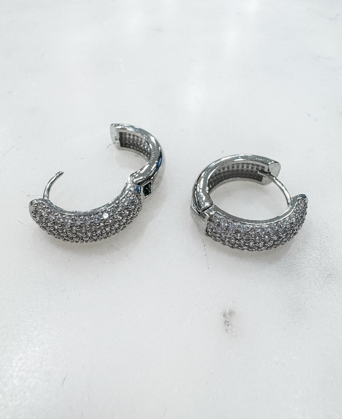 Treasured Studded Hoop Earrings