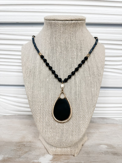 Crystal Semi-Precious Stone Necklace