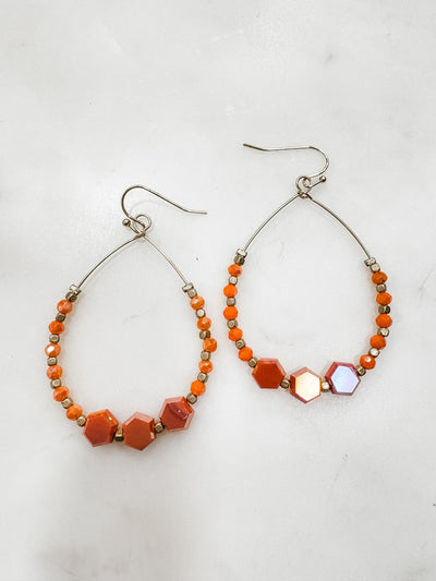 Today's Statement Beaded Teardrop Earrings