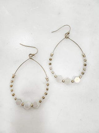 Today's Statement Beaded Teardrop Earrings