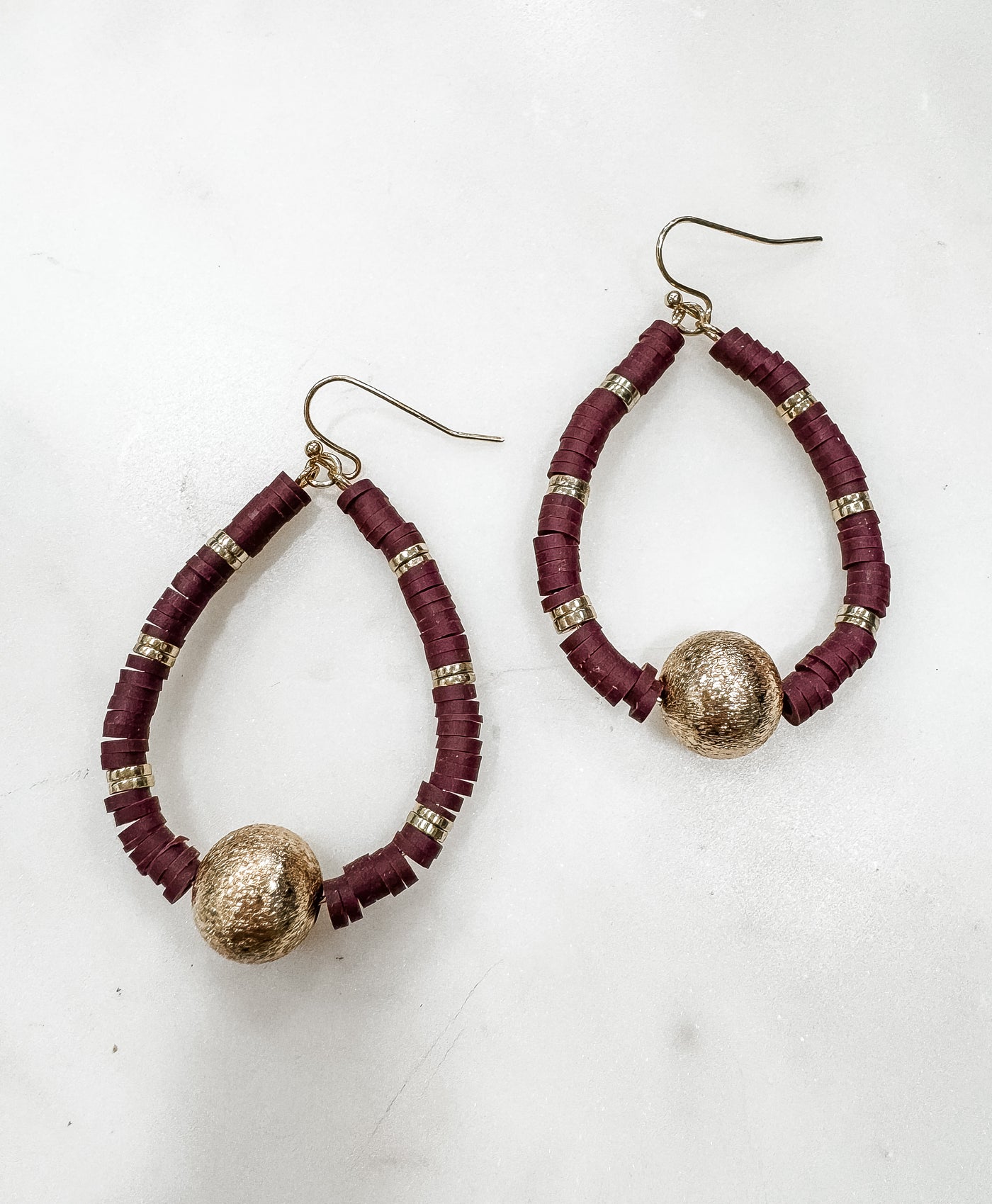 Over The Years Beaded Teardrop Earrings