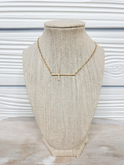 Daily Reminder Cross Necklace