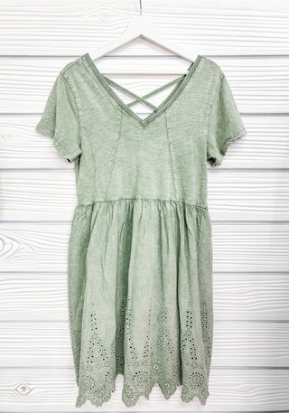 Strolling Through Fields Mini Dress